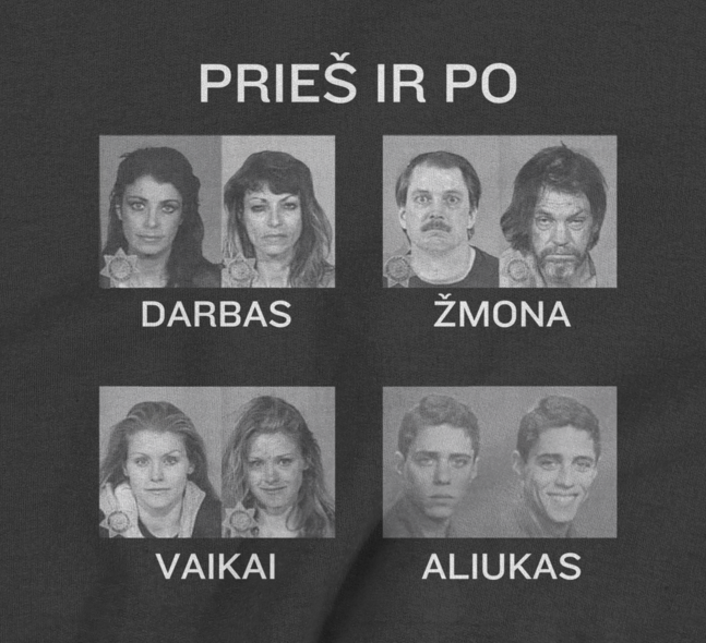 Džemperis Prieš ir Po